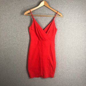 Lulu's Mini Dress Ladder Back Red Size Medium